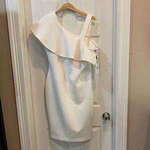 Calvin Klein One Shoulder Dress